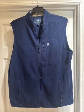 Southern shirt co Navy Fleece Vest